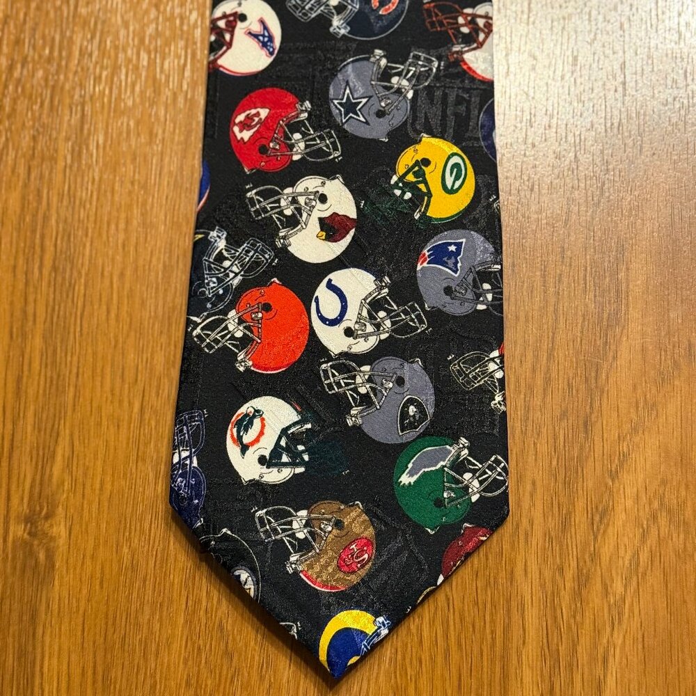 NFL Football Helmet Necktie